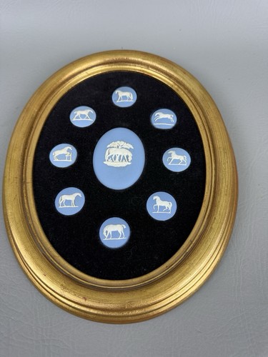 Wedgwood plaque horses george - plaque,