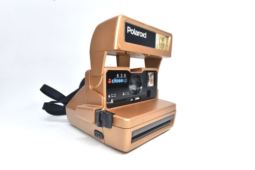 Gold polaroid 600 instant film - gold,