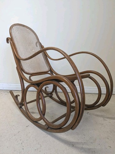 Antique bentwood rocking - rocking, chair