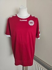 DENMARK HUMMEL 2002 OFFICIAL RED HOME SHIRT ADULT SIZE XLARGE 42-44