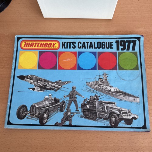 Matchbox model kits catalogue - model,