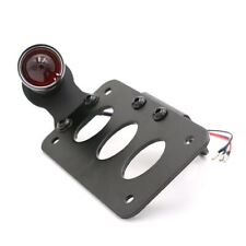 Vintage Motorcycle Tail Light with Number Plate Mounting.