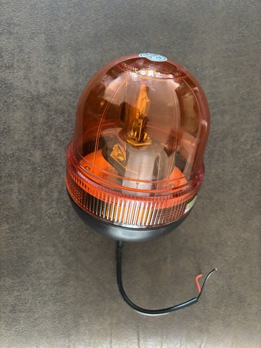 Rotating flashing amber beacon - rotating,