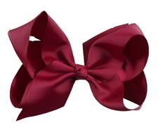 6" Big Bow Hair Bow Pin