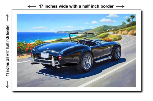 1962 shelby cobra 11x17 - cobra,