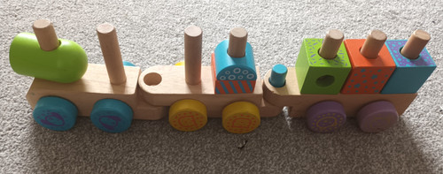 Train wooden kids toy - kids, with