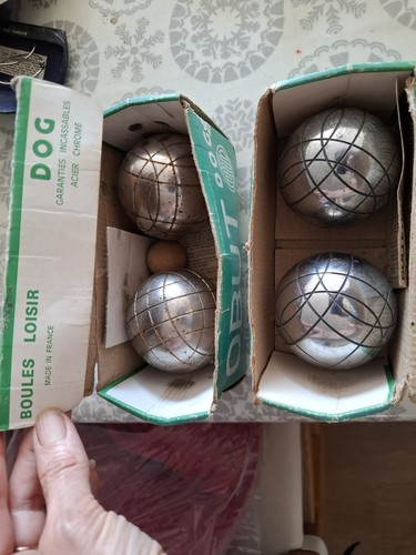Vintage obut pétanque metal - 4,