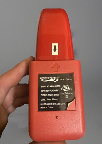 Swivel sweeper battery charger - sweeper,