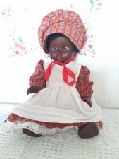 Vintage Black African Doll