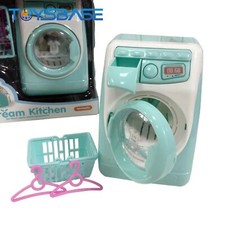 Kids Role Play Washing Machine Toy Automatic Makeup Brush Cleaner for Boys Girls