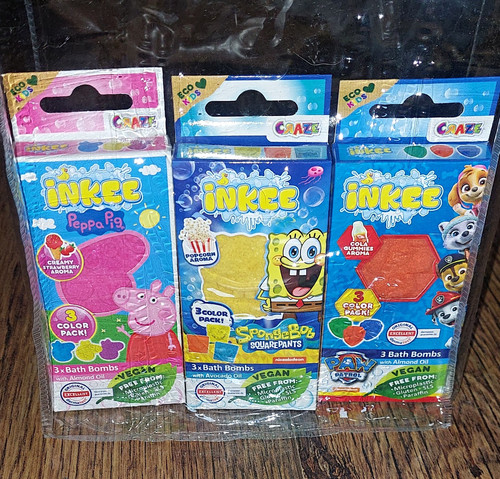 Inkee kids bath bomb - bomb, set