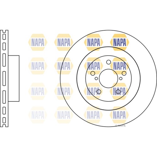 Brake discs vented - discs, for