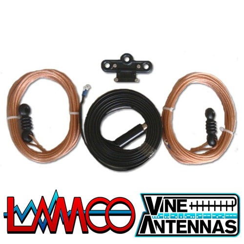 Vine antenna g5rv half size - antenna,