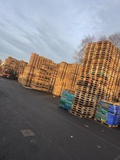 Euro Pallets Black Plastic 1200X800X160MM