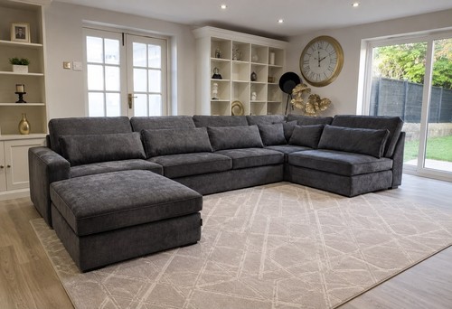 Luxury ruby corner sofa - corner,