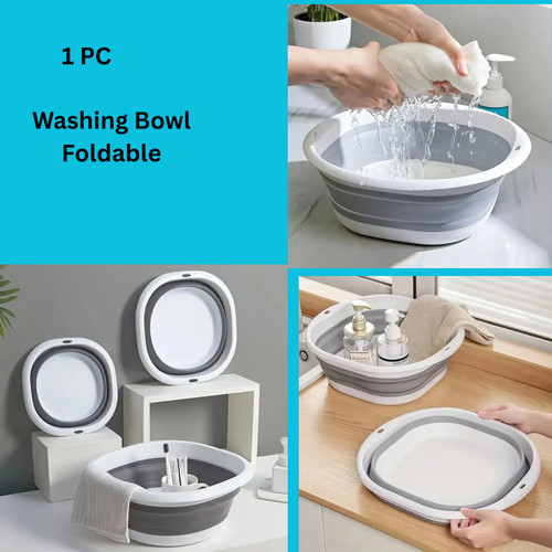 Collapsible washing bowl - washing,