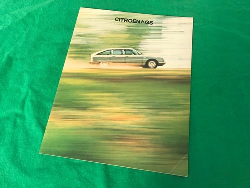 Citroën range brochure 1st - citroën, gs