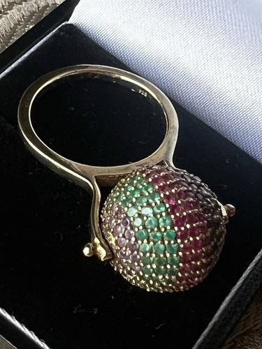 Jade jagger rainbow disco ring - disco,