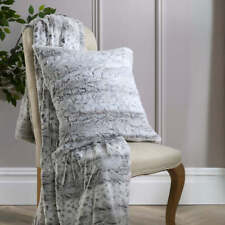 Snow Leopard Faux Fur Throw Blanket 130x180cm Luxury Soft Plush Sofa Bed Cushion