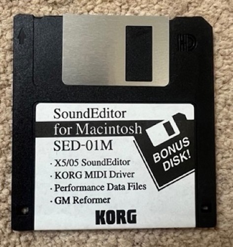 Original korg 05r sound - korg, x5
