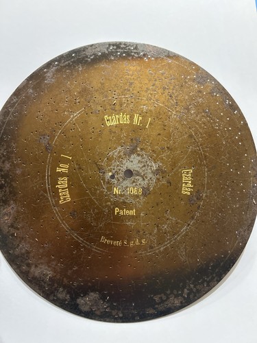 Polyphon music box disc - polyphon,