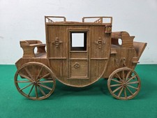Large 33 cm Stagecoach Wooden