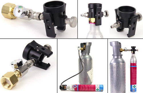 Quick connect co2 cylinder - quick,