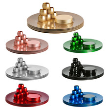 18 Piece Metallic Charger Plates Set Wedding Party Table Setting