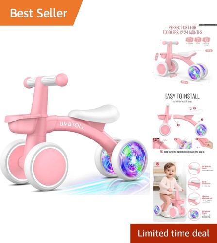 Colorful lighted balance bike - balance,