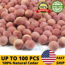 50/100PCS Cedar Wood Balls