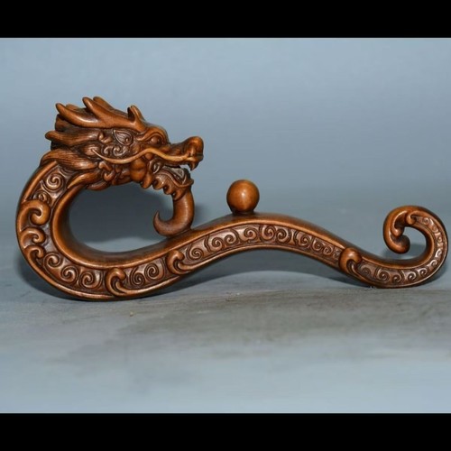 Vintage chinese boxwood - 5.4-in,