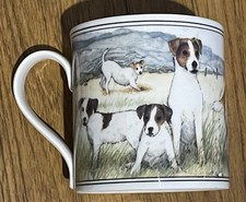 ASHLEY FINE BONE CHINA "TOP BREEDS" DOG MUG JACK RUSSELL TERRIER GROUP ENGLAND