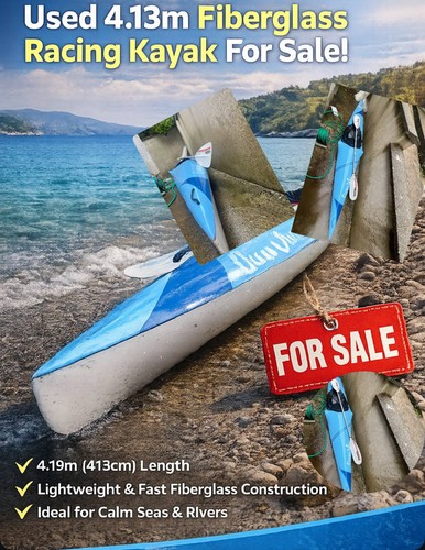 Kayak fibre glass - fibre, sea