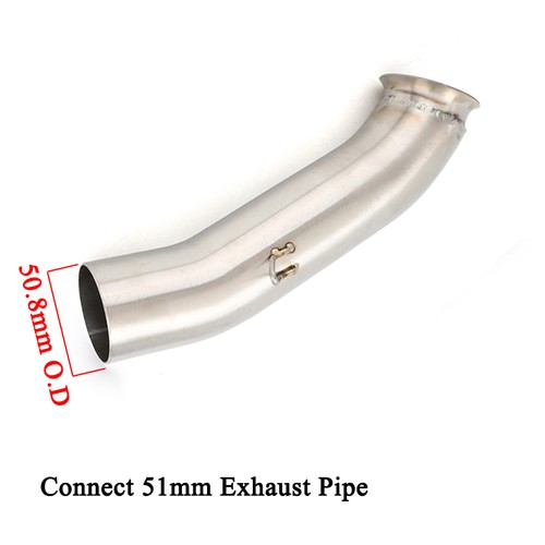 Motorcycle exhaust middle pipe - exhaust,