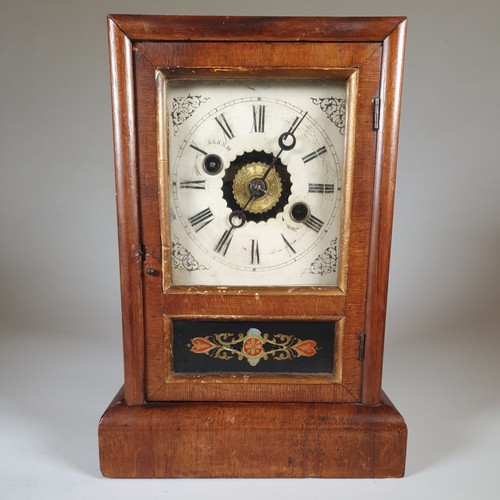 Antique shelf clock alarm - antique,