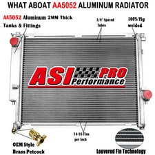 2 Row Aluminum Radiator For 1992-1999 1996 BMW E36 320i 323i 325i 328i Manual MT