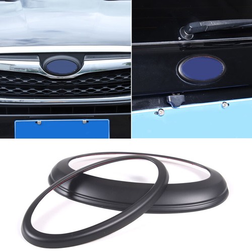 Matte front rear logo emblem - rear,