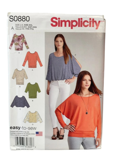 Simplicity s0880 misses knit - s0880,
