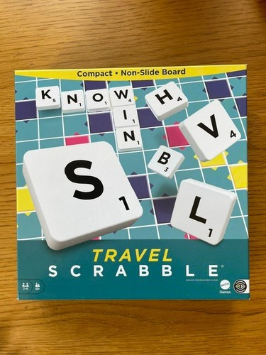 Mattel travel scrabble board - mattel,