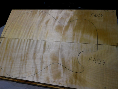 Flame maple carved top for - flame,
