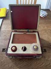 Gec Vintage Radio Red And