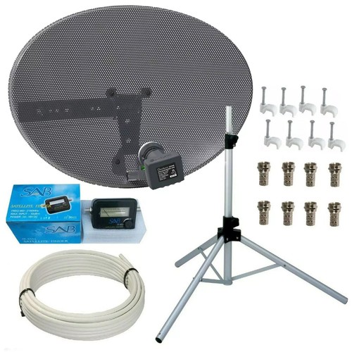 60cm dish quad lnb - lnb, tripod