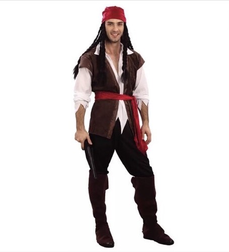 Men caribbean pirate captain - men's,