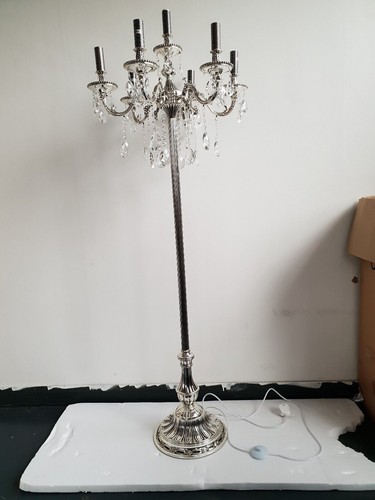 Chandeleir crystal floor lamp - chandeleir,