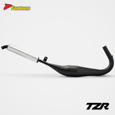 Black Performance Exhaust for Yamaha TZR 125 (1987–1992) | 2 Stroke Expansion
