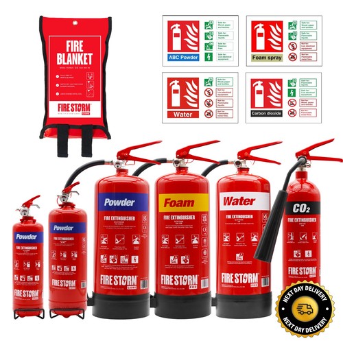 Fire extinguisher co2 powder - fire,