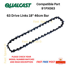 QUALCAST PCS46Z Chainsaw Chain  63 Drive Links (46cm 18" Bar) 91PX063 FAST POST