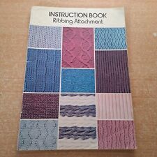 Knitmaster SRP 20 Ribber / Ribbing Attachment Instruction Book