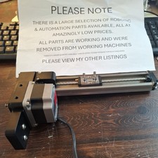 200mm Stroke Single Shaft Ball Screw Linear Guide Rail CNC VEXTA PK264-03A MOTOR