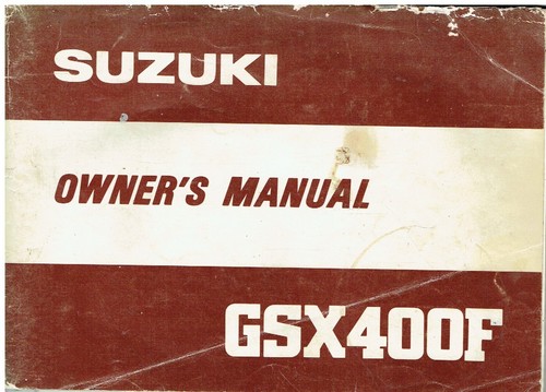 Suzuki gsx400f original 1981 - suzuki,